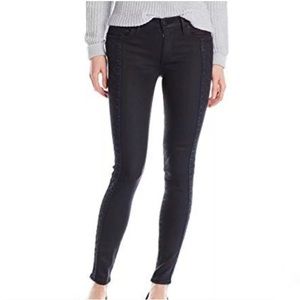 True Religion Halle mid rise Skinny coated night